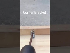 المصنعين الطابع المخصص الزخرفي شكل L المعدن زاوية الزاوية العصائر للخشب