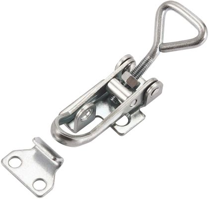 جودة  4006 Spring Toggle Clamp Latch Hasp Mild Stainless Steel For Tool Box Door Window مصنع