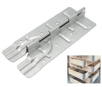 الصندوق الحديدي المصقول الصندوق الخشبي المرفق المعدني الصندوق القابل للطي 220mm أجهزة المفاصل