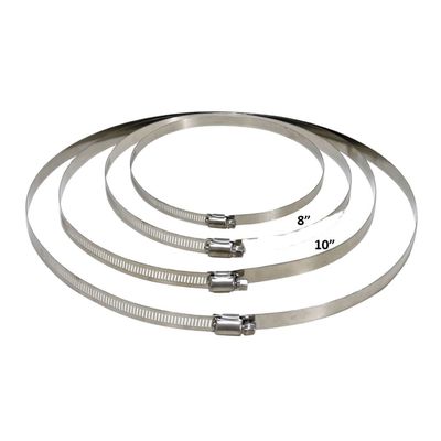 مطاط ملفوف P مشابك مطاط أنابيب مشابك الفولاذ المقاوم للصدأ INOX 304 متينة R أنواع أنابيب المسامير قفل أنابيب سريع