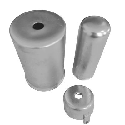 الطلب Cnc المعدن تدوير الجزء التدوير الألومنيوم الكبيرة عميقة سحب الغطاء الفارغ أدى السكن الضوء الجزء التدوير