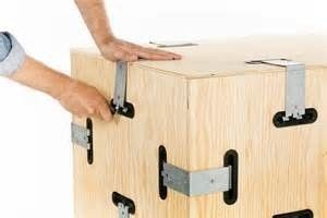 OEM مقاطع الصناديق المعدنية المخصصة للطابع الصفيح مقاطع الربيع لتثبيت الصندوق الخشبي مقاطع قابلة لإعادة الاستخدام ودائمة