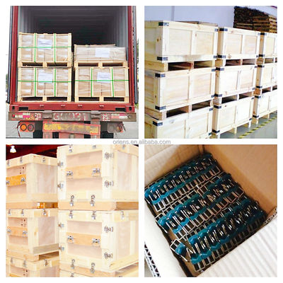 شعار مخصص مقبول طابع معدن C057 65Mn الفولاذ زنك طلاء شحن أشرطة الصناديق للصناديق الخشبية