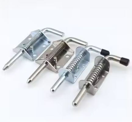 بيع ساخن الغزل الزجاجي ربيع محمل قفل دبوس دبوس مشحوم مغلق الباب النهائي عينة مجانية