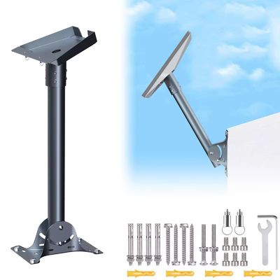 Starlink Gen 3 Pipe Mount Adapter Grey Pole Starlink V3 Pole Mount Kit for Starlink Gen 3