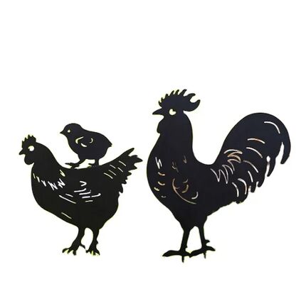 زخارف معدنية للحرف اليدوية المقطوعة بالليزر بنمط مخصص لتزيين الحدائق والمتنزهات بألوان مخصصة